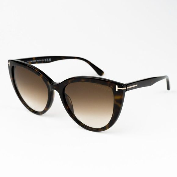 NEW Tom Ford FT0915/S ISABELLA 52F Havana Brown Gradient Cat Eye Women Sunglasse - Picture 1 of 11